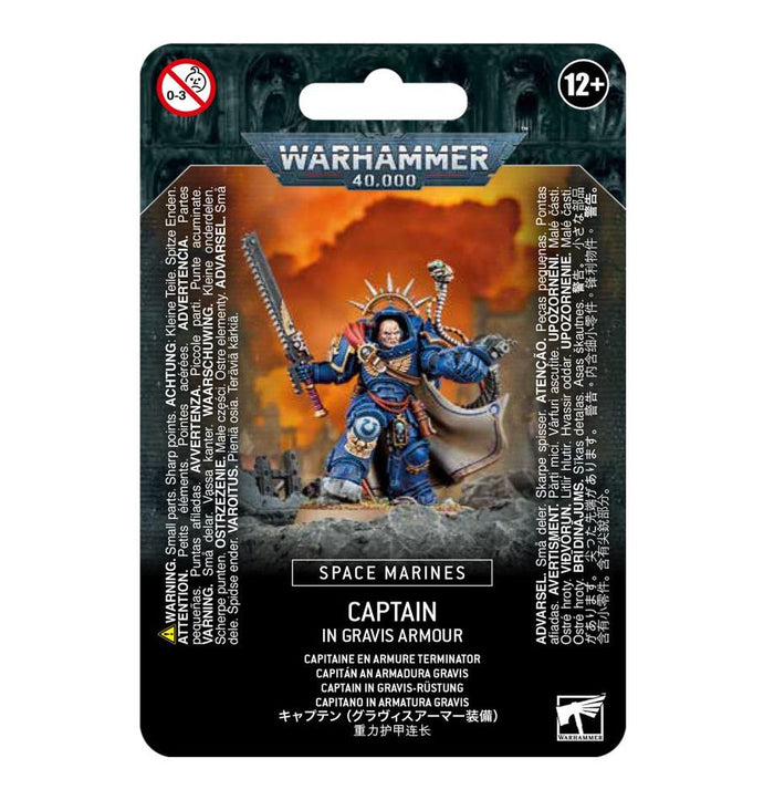 GW - Warhammer 40k Space Marines: Captain In Gravis Armour  (48-70)