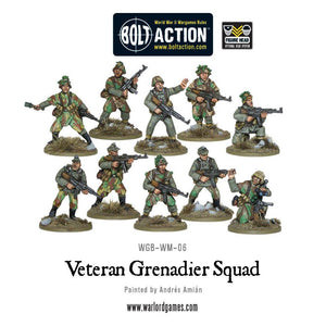 Warlord - Bolt Action: German Veteran Grenadiers Squad (Metal)