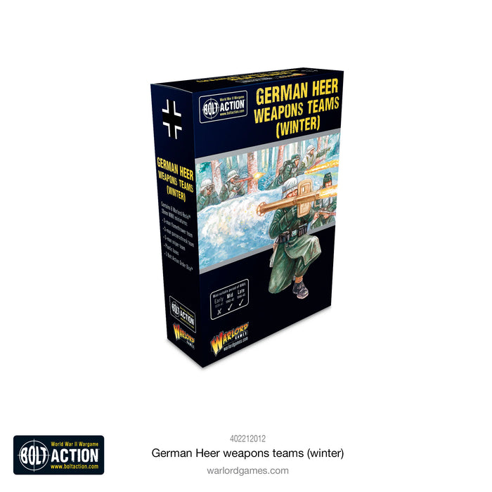 Warlord - Bolt Action: German Heer (Winter) Weapons Teams
