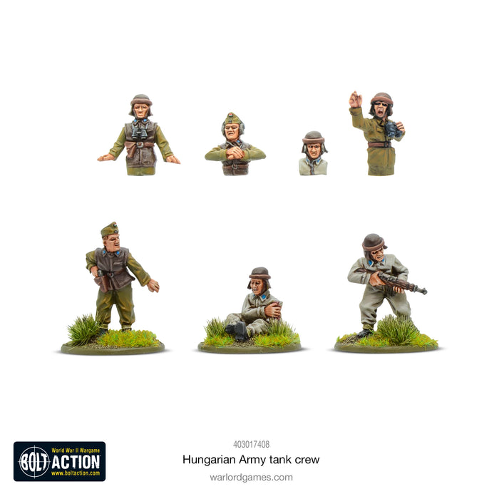 Warlord - Bolt Action: Hungarian Tank Crew (Metal)