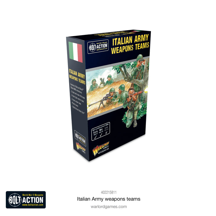 Warlord - Bolt Action: Italian Army Weapons Teams