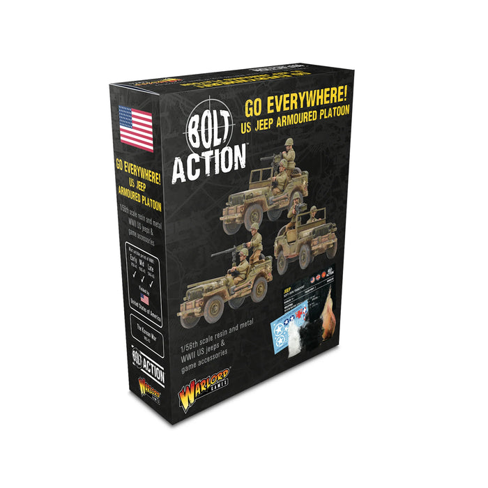 Warlord - Bolt Action: Go Everywhere! US Jeep Armoured Platoon