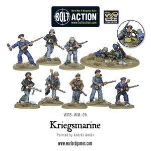 Warlord - Bolt Action: Kriegsmarine Squad (Metal)