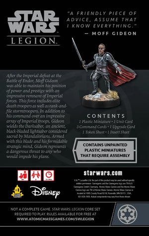 Star Wars Legion: Moff Gideon Commander Expansion