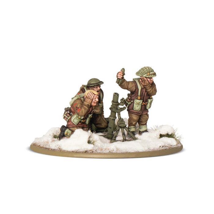 Warlord - Bolt Action: British & Canadian Infantry (Winter) Medium Mortar Team