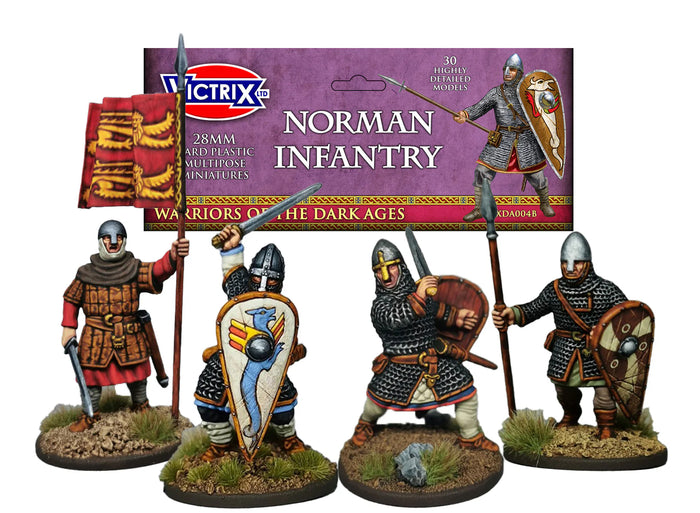 Victrix - Norman Infantry Skirmish Pack (30 Plastic Figs.)
