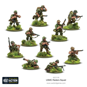 Warlord - Bolt Action  US Marine Raider Squad (Metal)
