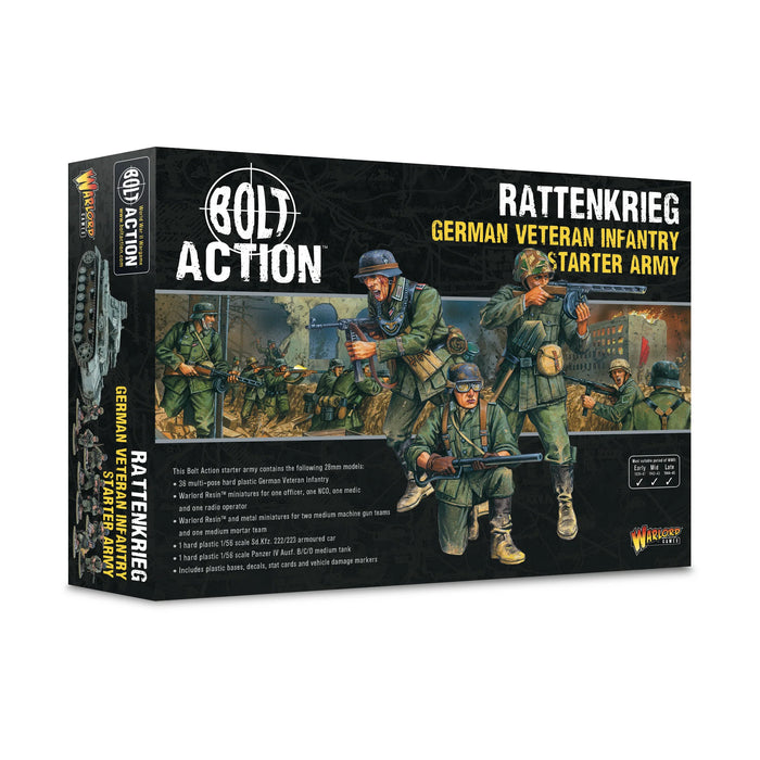 Warlord - Bolt Action: Rattenkrieg: German Veteran Infantry Starter Army