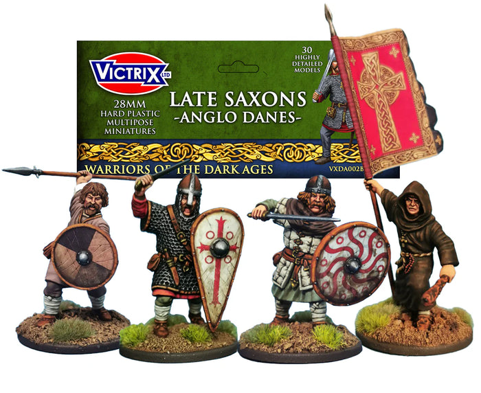Victrix - Late Saxons - Anglo Danes Skirmish Pack (30 Plastic Figs.)