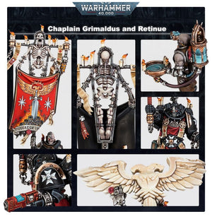 GW - Warhammer 40k Black Templars: Grimaldus & Retinue (55-44)