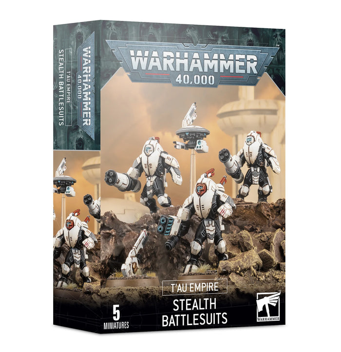 GW - Warhammer 40k T'au Empire: Stealth Battlesuits  (56-14)