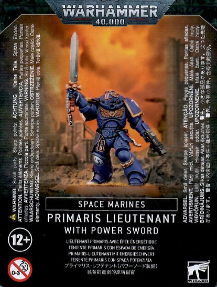 GW - Warhammer 40k Space Marines: Primaris Lieutenant With Power Sword (48-84)