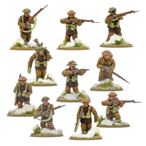 Warlord - Bolt Action  British & Canadian Infantry (Winter) Starter Army "Crossing The Rhine"