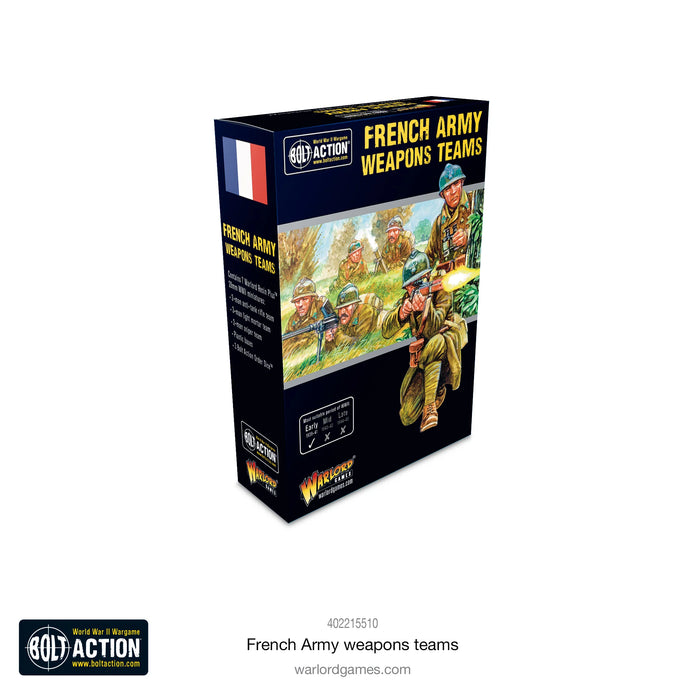 Warlord - Bolt Action: French Army Weapons Teams