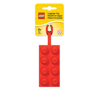 LEGO - 2x4 Red Luggage Tag