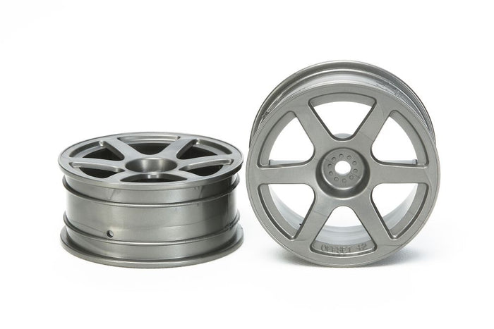 Tamiya - Med Narrow 6-Spoke Wheel (2)+2