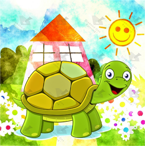 Diamond-Dot - DDP032 - Happy Tortoise (18x18) Full