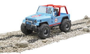 Bruder - Jeep Cross Country Racer Blue w/Driver