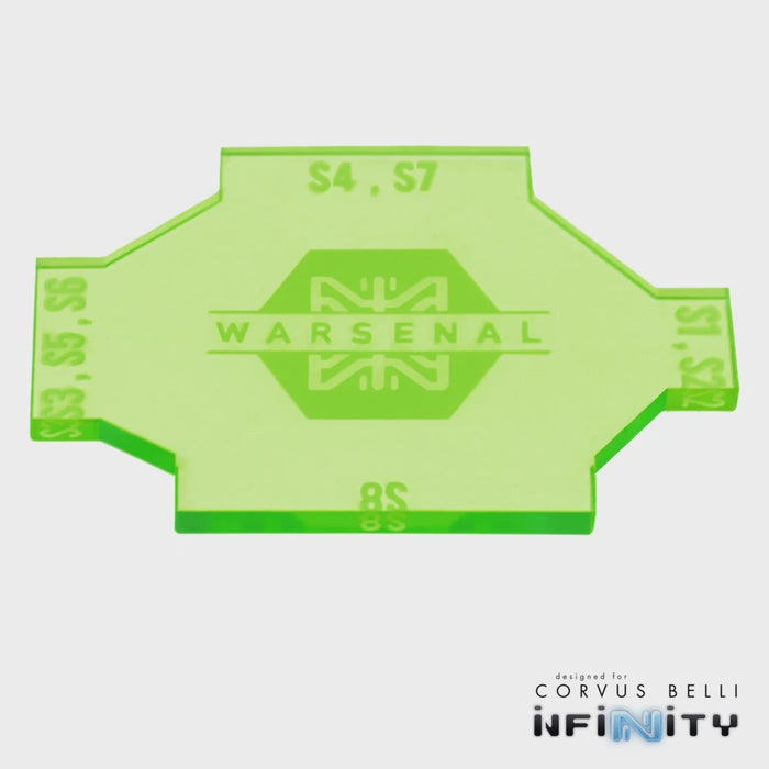 Warsenal - Infinity Gap Keys - Fluorescent Green
