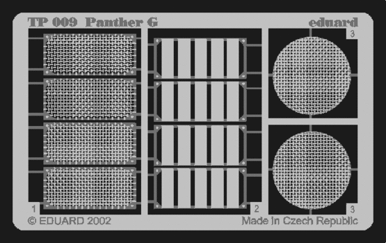 Eduard - 1/35 Panther Ausf.G (Photo-etched) (for Tamiya) TP009