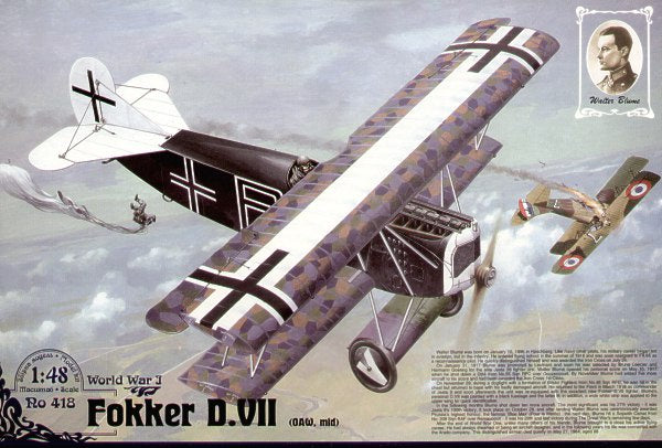 Roden - 1/48 Fokker D.VII (OAW) Mid