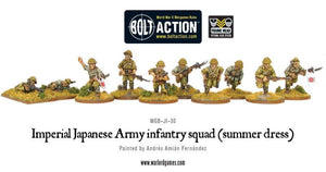 Warlord - Bolt Action  Imperial Japanese Army infantry squad (summer dress)