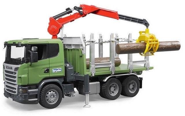 Bruder - Scania R-Series Timber Truck w/ Loading Crane