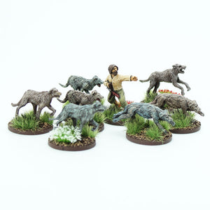 Footsore Miniatures - Irish Handler and Warhounds