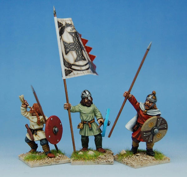Footsore Miniatures - Early Saxon Infantry Command