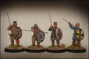 Footsore Miniatures - Late Saxon Fyrd Warriors 3