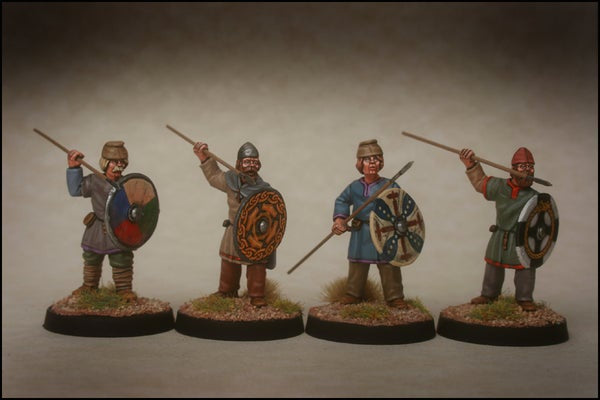 Footsore Miniatures - Late Saxon Fyrd Warriors 4