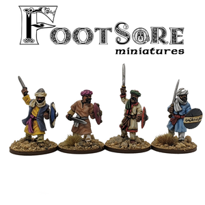 Footsore Miniatures - Arab Infantry with Swords