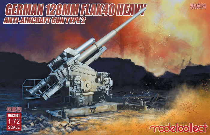 Modelcollect - 1/72 German 128mm Flak40 heavy Anti-Aircraft Gun Type 2