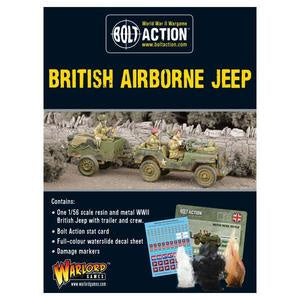 Warlord - Bolt Action  British Airborne Jeep & Trailer