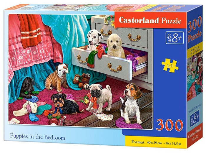 Castorland - Puppies in Bedroom (300pcs)