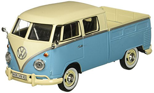 Motor Max - 1/24 Volkswagen Type 2 (T1) - Pickup (Cream Light Blue)