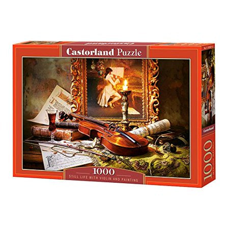 Castorland - Still Life with Violin and Painting (1000pcs)