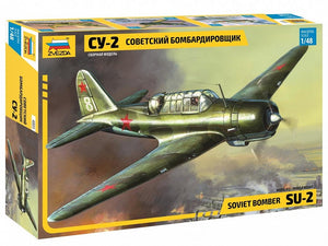 Zvezda - 1/48 SU-2 Soviet Light Bomber