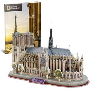 Cubic Fun - National Geographic - Notre Dame De Paris (128pcs) (3D)