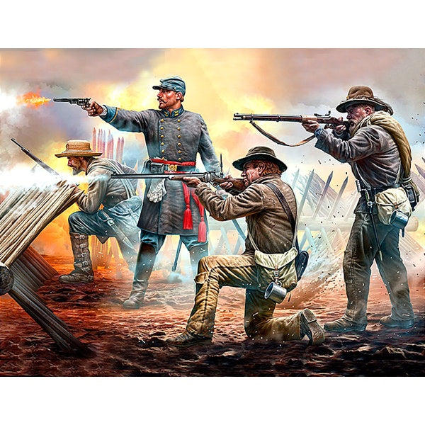 Master Box - 1/35 Do or die! 18th North Carolina Infantry Regiment American Civil War Series
