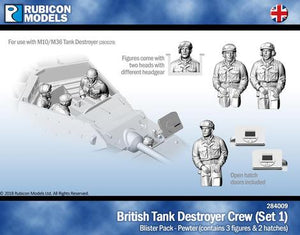 Rubicon Models - 1/56 UK Tank Destroyer Crew (Set 1)