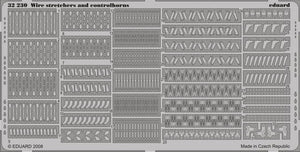 Eduard - 1/32 Wire Stretchers & Controlhorns (Photo-etched) 32230