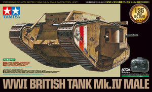 Tamiya - R/C 1/35 WWI British Tank Mk.IV Male