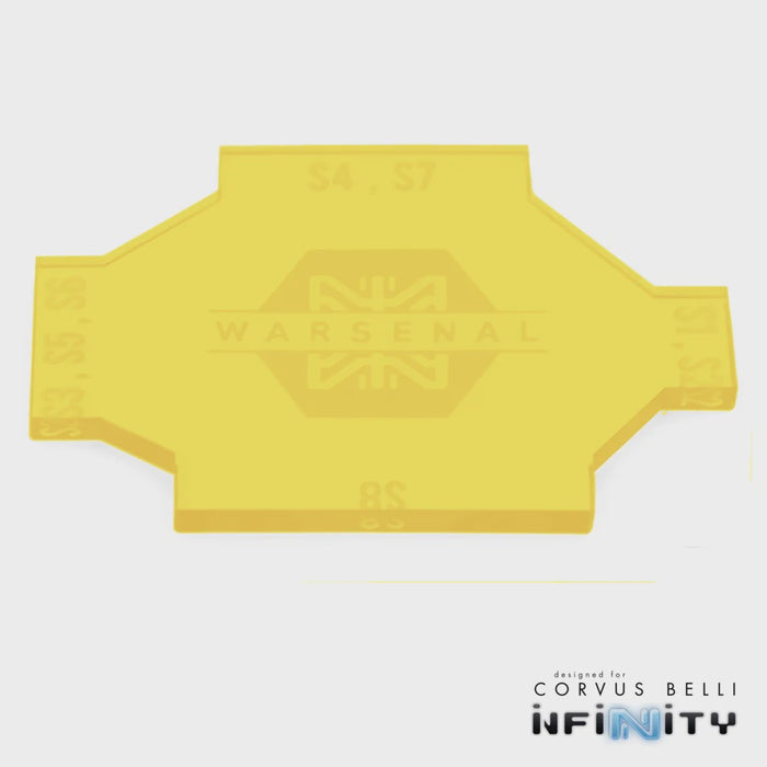 Warsenal - Infinity Gap Keys - Fluorescent Yellow