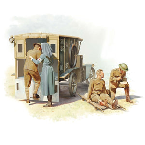 ICM - 1/35 Model T 1917 Ambulance With Medical Personnel