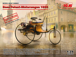 ICM - 1/24 Benz Motorwagen 1886 Easy Version W/Plastic Wheels