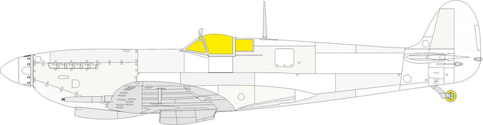 Eduard - 1/24 Spitfire Mk.IXc Masking sheet (for Airfix) LX007