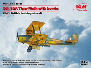 Kit of ICM - 1/32 Dh 82a Tiger Moth w/Bombs
