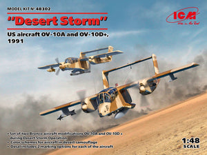 ICM - 1/48 Ov-10a And Ov-10d+ Desert Storm