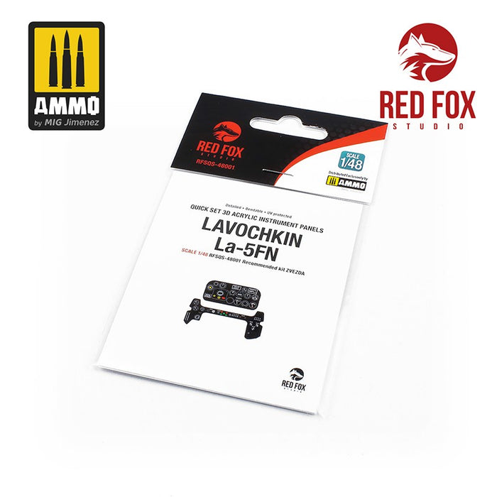 Red Fox Studio 48001 - 1/48 Lavochkin La-5FN (for Zvezda kit)